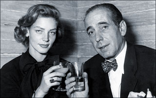 Lauren Bacall and Humphrey Bogart